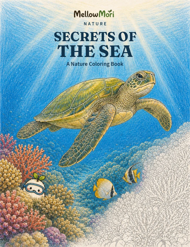 Book cover of the English edition Secrets of the Sea