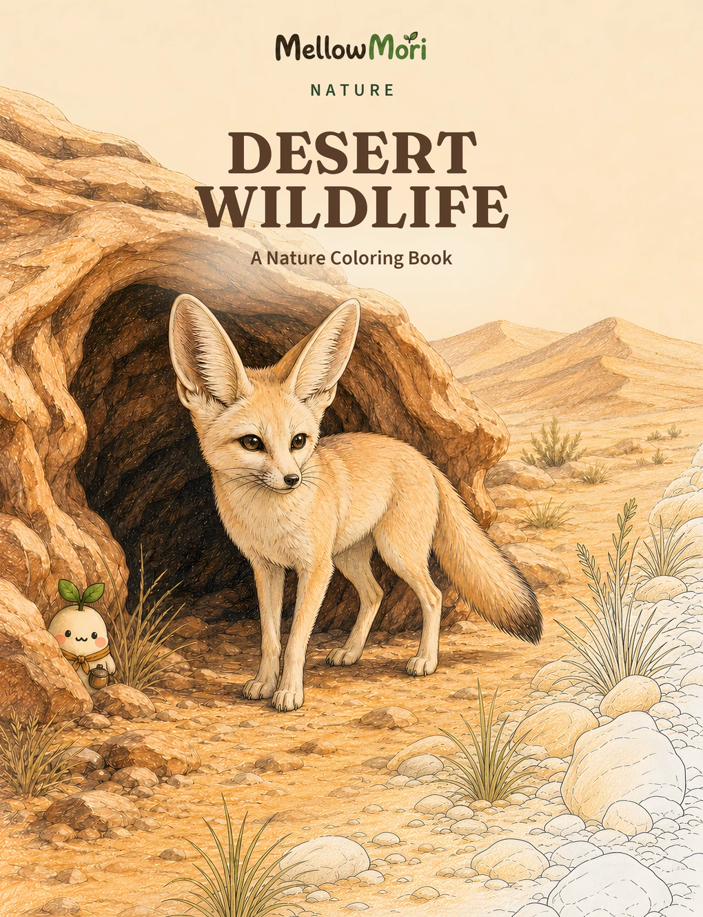 Book cover of the English edition Desert Wildlife